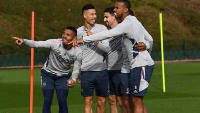 Zinchenko was absent and Gabriel Jesus laughed at Arsenal training ahead of the Southampton trip