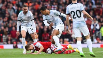 Virgil van Dijk aimed a sly ‘best’ look at Arsenal after Liverpool’s attack as the Gunners took a big win