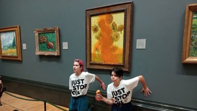 Van Gogh’s iconic ‘Sunflowers’ back on display after being vandalized |  World news