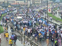 MC Oluomo Holds Solidarity Walk For Tinubu, Sanwo-Olu￼