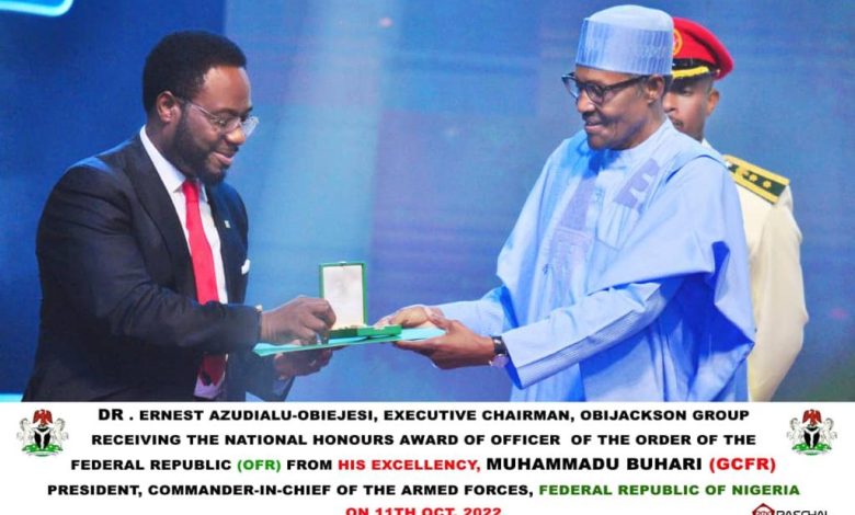 Real Reasons  President Buhari Confers National Honour On Oil Mogul, Ernest Azudialu Obiejesi, 434 Others