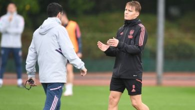 Martin Odegaard, Gabriel and Arsenal players Mikel Arteta will work with during the World Cup