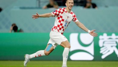 Ivan Perisic shows off the World Cup spot and gives Antonio Conte Son Heung-min a reminder of Tottenham