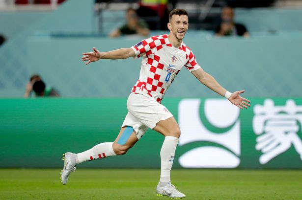 Ivan Perisic shows off the World Cup spot and gives Antonio Conte Son Heung-min a reminder of Tottenham