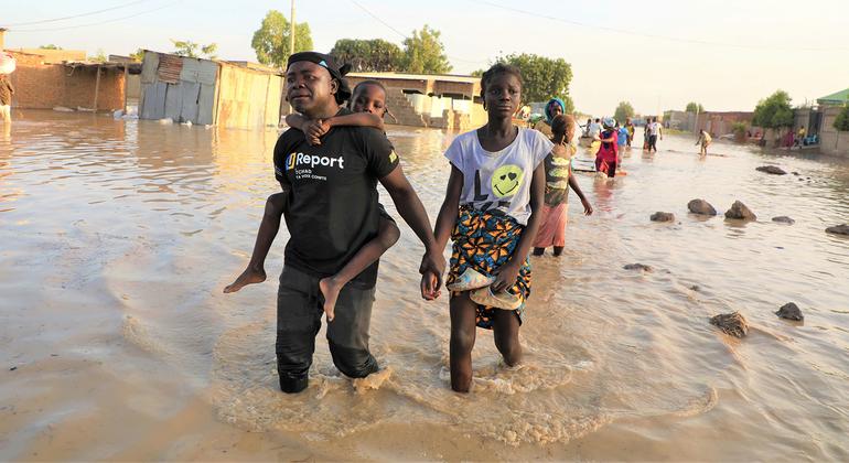 More than 27 million children are at risk from the floods that are setting a record breaking |