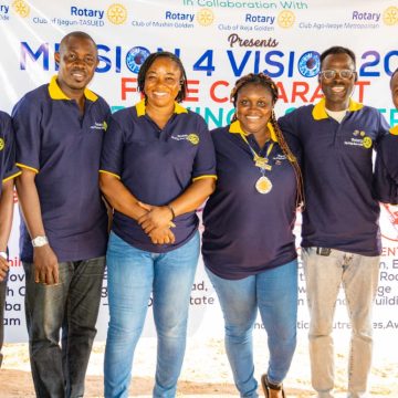 Photos: Over 500 Benefit From Rotary Free Cataract Screening Exercise In Ijebu
