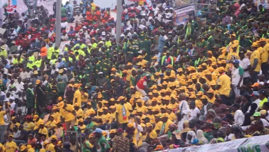 PHOTOS: Large Turnout As Tinubu, Sanwo-Olu Campaign In Lagos