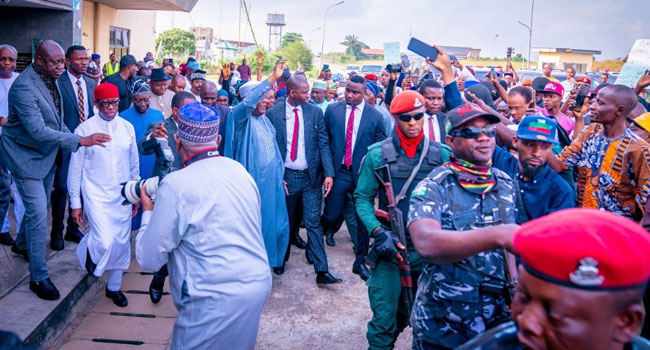 Photos: Atiku, Okowa, Davido, Ooni, Others Grace Adeleke’s Inauguration As Osun Governor