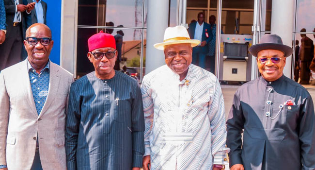 Wike Absent As South-South PDP Govs Back Atiku-Okowa Candidacy