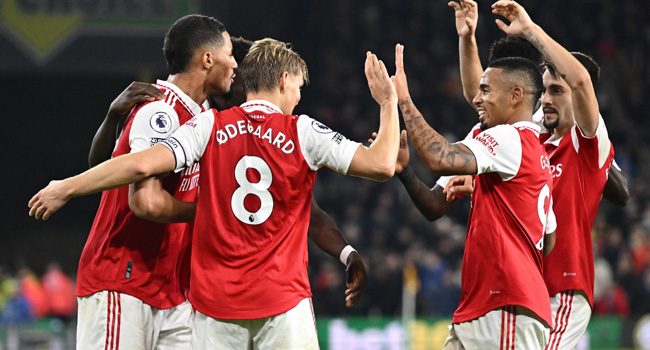 Arsenal Defeat Wolves, Extend Premier League Lead