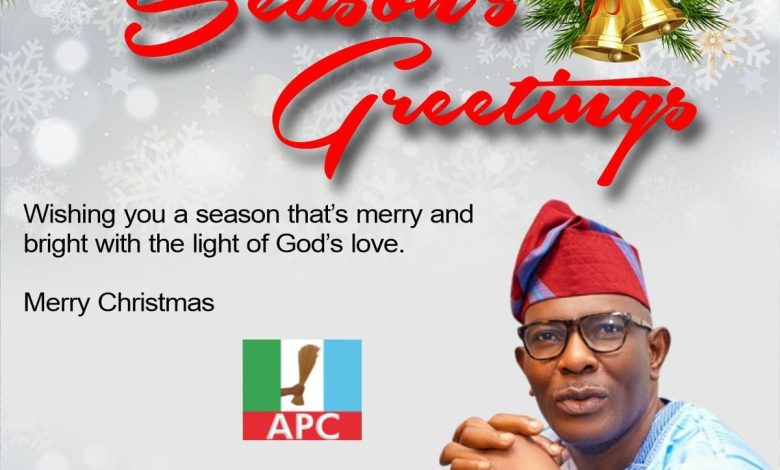 Engr.Tunji Akinosi Greets Christian Faithfuls On Christmas