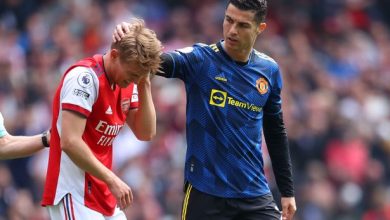 Cristiano Ronaldo proved right on Martin Odegaard’s prediction during the Arsenal vs Man City title match