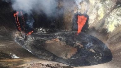 A photo of a man walking in Hawaii’s Volcano Viewpoint drew backlash  World news