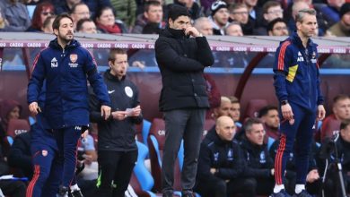 Many faces of Mikel Arteta – the manager of Arsenal showed many emotions in the Aston Villa exhibition