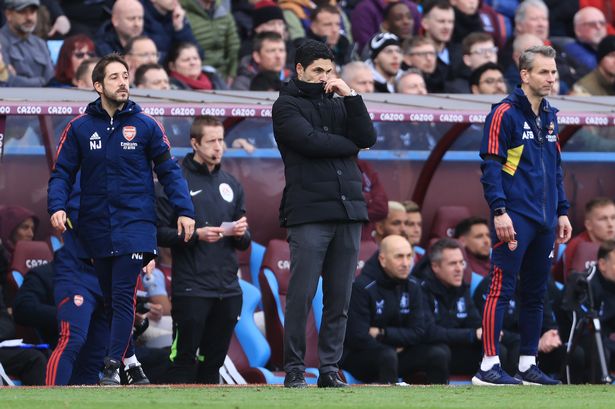 Many faces of Mikel Arteta – the manager of Arsenal showed many emotions in the Aston Villa exhibition