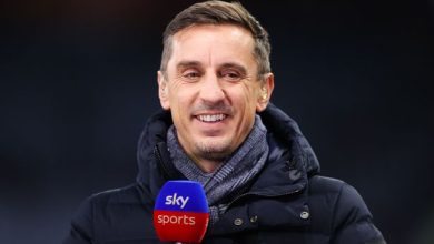Gary Neville predicts a confident Manchester United title amid the battle between Arsenal and Man City