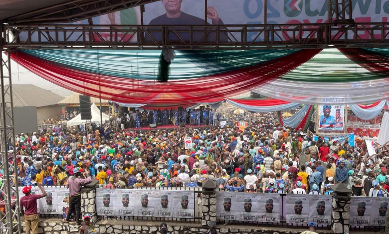 Photos: Ibadan Agog For Tinubu