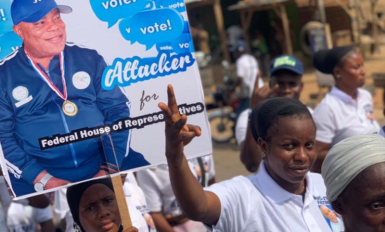 Photos: Group StaGes Mega Rally For Hon Adekoya Re-election Bid