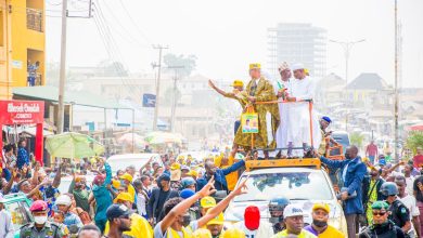 Photos: Jubilation As Abiodun Commissions Road, Hospital In Abeokuta