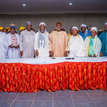 Photos: Ogun East League of Imams, Alfas Endorses Abiodun For Second Term