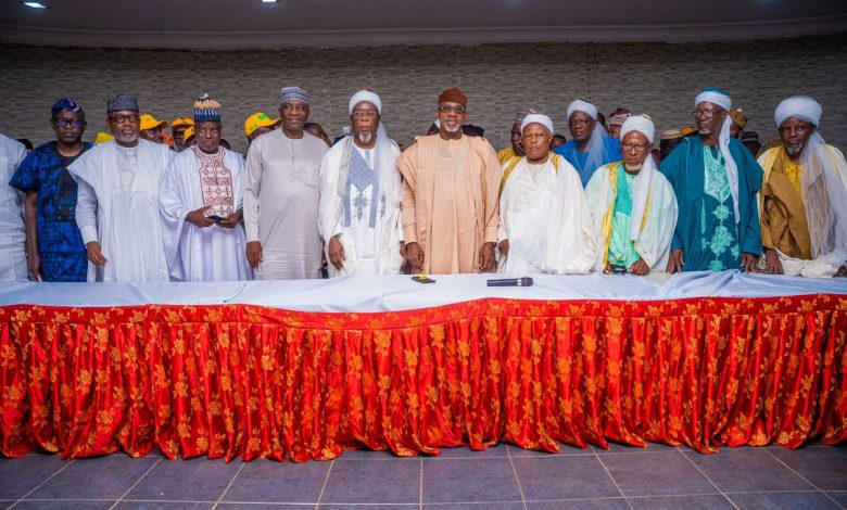 Photos: Ogun East League of Imams, Alfas Endorses Abiodun For Second Term