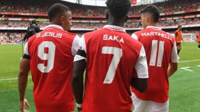Arsenal could play in front of their first choice three for the first time in five months against Liverpool