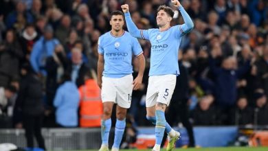 Man City fans booed Tottenham during Arsenal’s demolition as the title race balance shifts