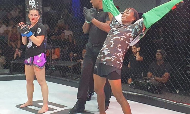 IGP Celebrates Woman Police Fighter As She Emerges African EFC Mixed Martial Arts  Champion