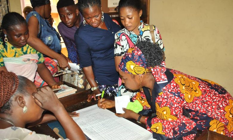 Photos: NDE Begins Registration of Unemployed Persons In Ogun