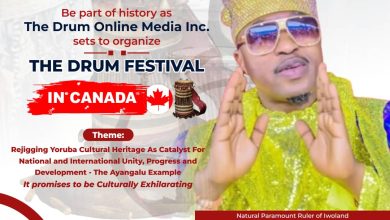 Oluwo Endorses The Drum Festival In Canada, Commends Convener, Segun Akanni