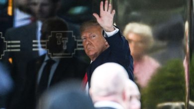 The former US president arrived at Trump Tower in New York before his trial |  World news