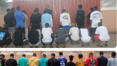 EFCC Arrests 34 Suspected Internet Fraudsters in Delta State