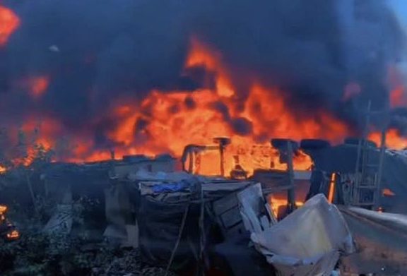 Breaking: Alaba Market not on fire, we set shanties on fire after recovering weapons — Police + Photos