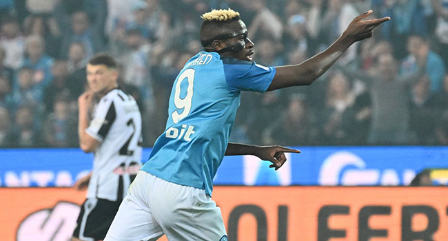 History Maker! Osimhen Seals Napoli’s First Serie A Crown In 33 Years