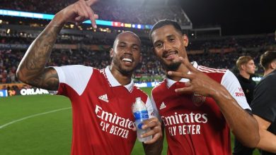 The Arsenal star ruled out William Saliba’s contract with an Instagram message