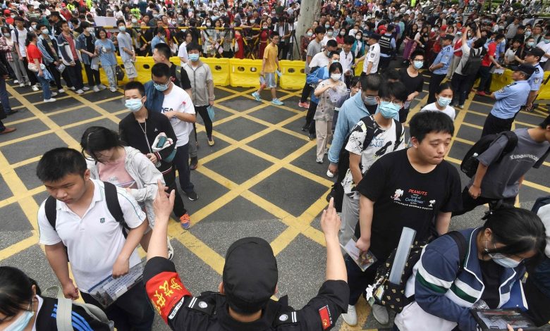 Chinese students face ‘world’s toughest’ test, first after online classes end |  World news