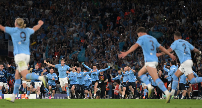 Man City Defeat Inter To Win Champions League, Seal Historic Treble