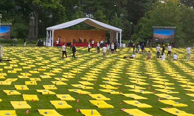 Watch: Preparations underway for Yoga Day event at UN HQ to be chaired by PM Modi |  World news