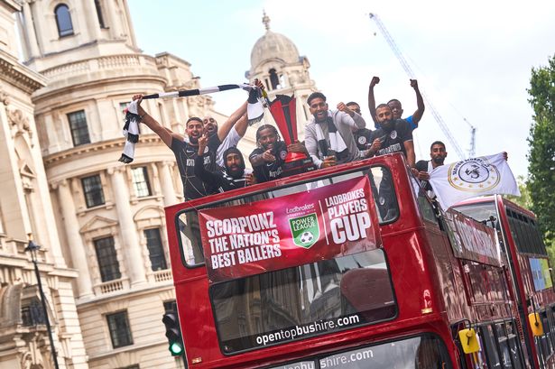 Victory over Arsenal’s underdogs led to an open bus parade for the club’s record-breaking 5-a-side