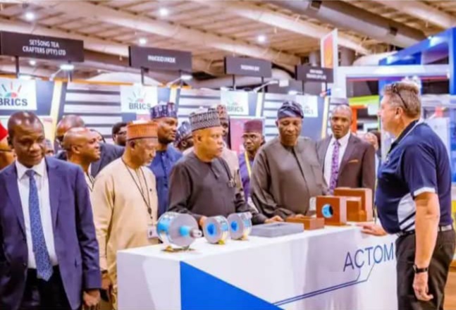 PhotoNews: Vice President Kashim Shettima, Sen Lekan Mustapha Attend BRICS Trade Fair In South Africa