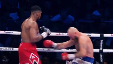 Anthony Joshua Knocks Out Helenius In Heavyweight Bout