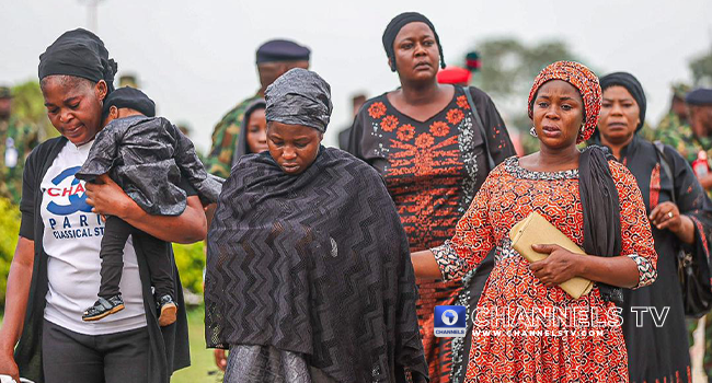 PHOTOS: Families Pay Last Respects As Military Lays 22 To Rest After Niger Attacks