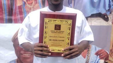 Ogun Journalist, Jide Osoba  Bags Award of Excellence