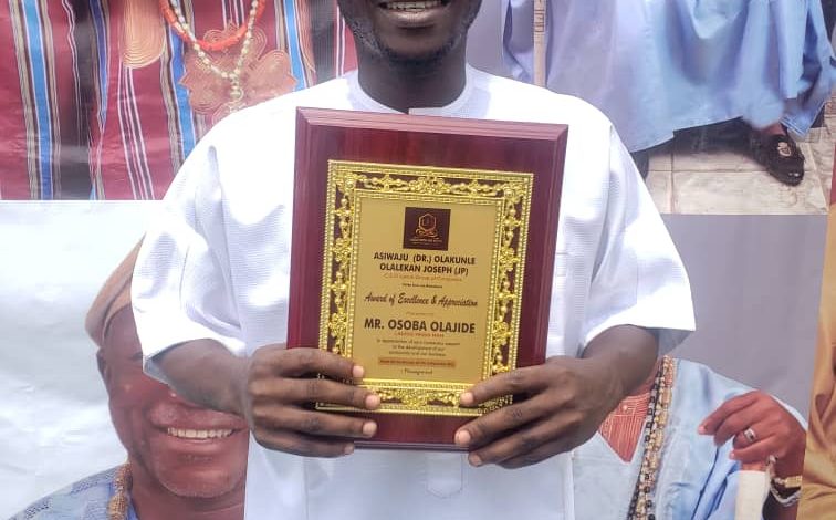 Ogun Journalist, Jide Osoba  Bags Award of Excellence