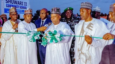 Shettima Flags Off Maiduguri Road Project, Distribution Of Food Items In North-East
