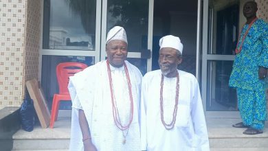 Apena of Egbaland: Asiwaju of Orile Imo Celebrates with Ex Speaker’s Father, Chief Alani Bankole