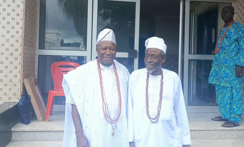 Apena of Egbaland: Asiwaju of Orile Imo Celebrates with Ex Speaker’s Father, Chief Alani Bankole