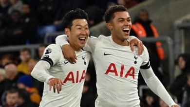 Son Fires Spurs Five Points Clear Atop Premier League Table