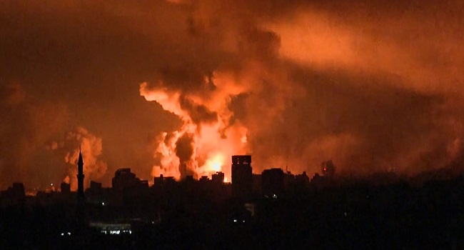 Israel Pummels Gaza With Strikes As It Expands Ground Operations