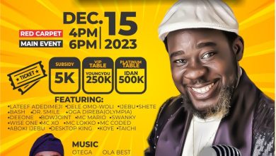 Adedimeji Lateef, Dele Omo Woli, Bash, Other A-list Comedians For Mc Baffy’s Ijebu Go Laugh ’23 Edition